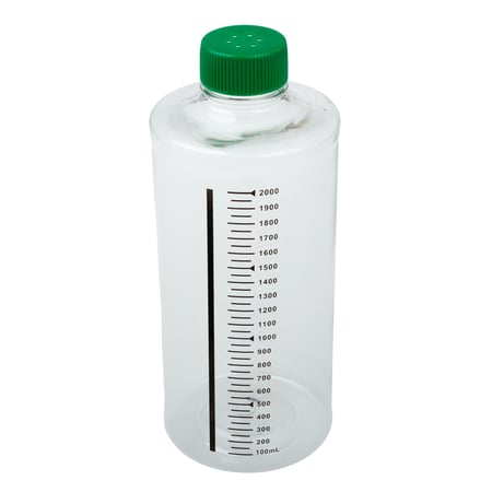 CELLTREAT 85 cm Roller Bottle, Tissue C uLture Treated, Printed Graduations, Vented Cap, Sterile
